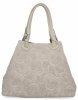 Kožené kabelka shopper bag Vittoria Gotti béžová 5566-Sbe